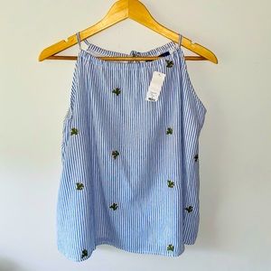 NWT Francesca’s High Neck Tank Women’s Medium